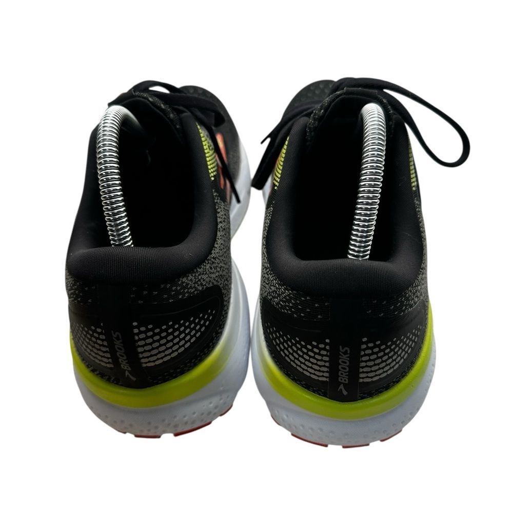 Brooks Ghost 16 Men’s Running Shoes US 11.5 D Black Orange Green Neutral - Picture 4 of 9